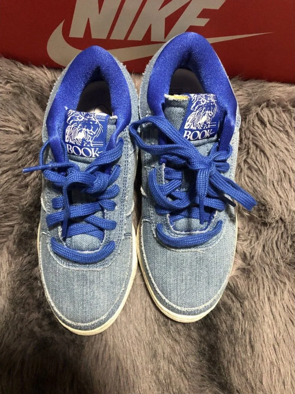 Nike Book 1 Blue Blood Chapter 1 Denim Men's Basketball Shoes IH0892 900, Size 4